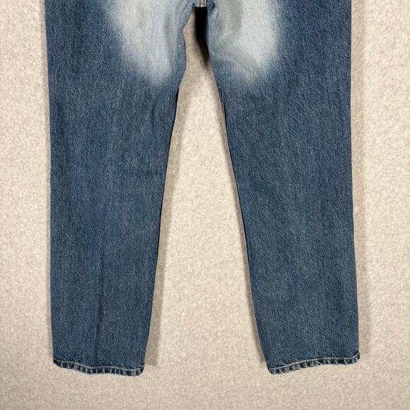 VTG Express Jeans Womens Size 7/8S Low Rise Bootcut Faded Whiskers Cotton Skater - Picture 9 of 12